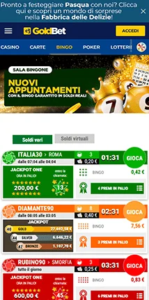 goldbet come depositare
