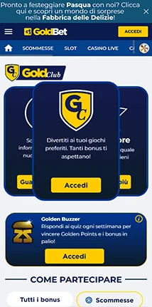 goldbet affidabile e sicuro