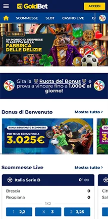 goldbet sede centrale