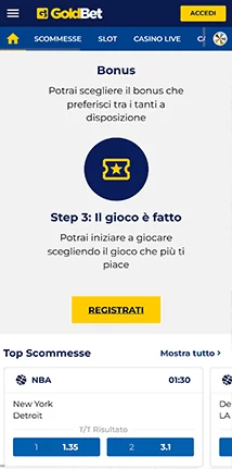 goldbet pro e contro